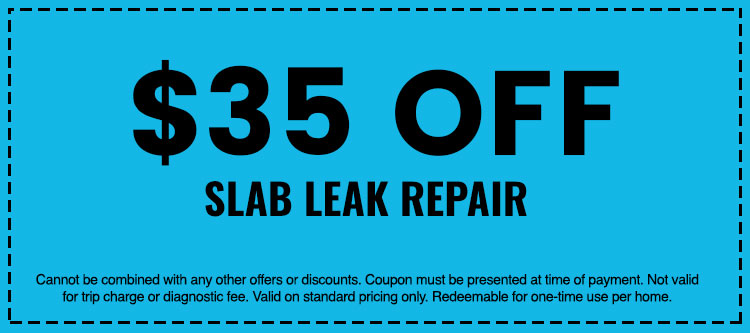 Discounts on Slab Leak Repair